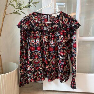 LOFT Floral Blouse, Petite